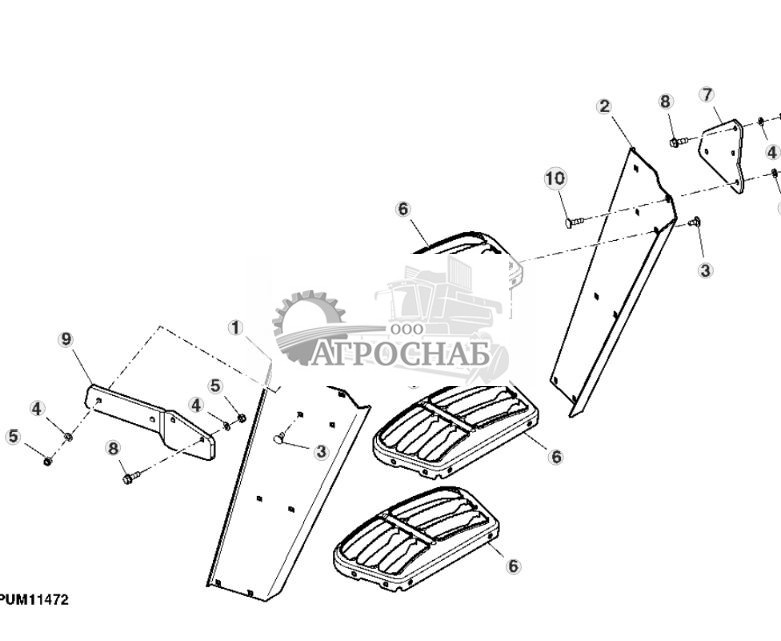 ЛЕВАЯ СТУПЕНЬКА (КАБИНА) - ST305258 442.jpg